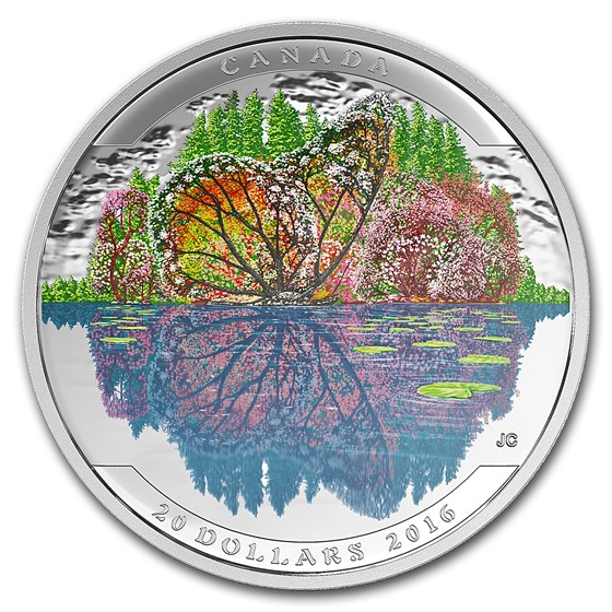 2016 Canada 1 oz Silver $20 Landscape Illusion: Butterfly 2016 Canada 1 oz Silver $20 Landscape Illusion: Butterfly